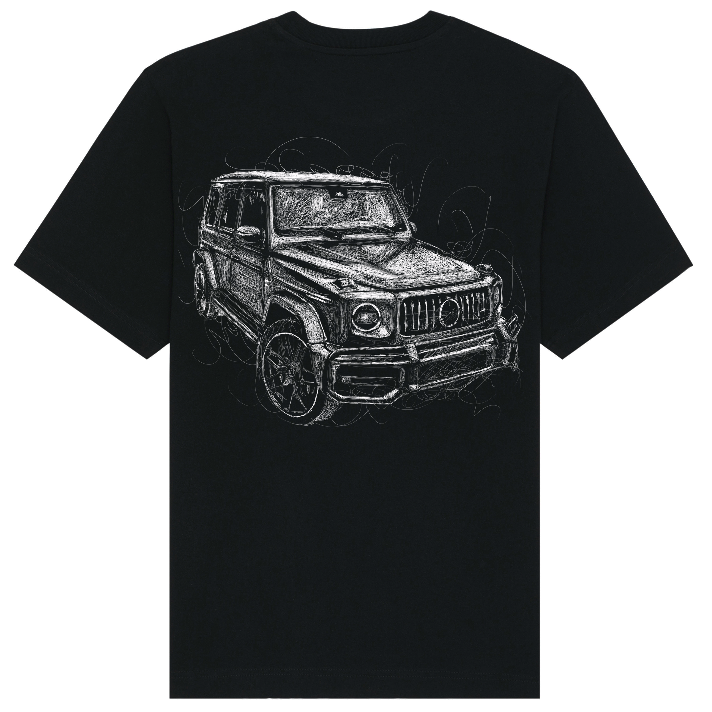 G-Wagon Relaxed Fit Tee White Print
