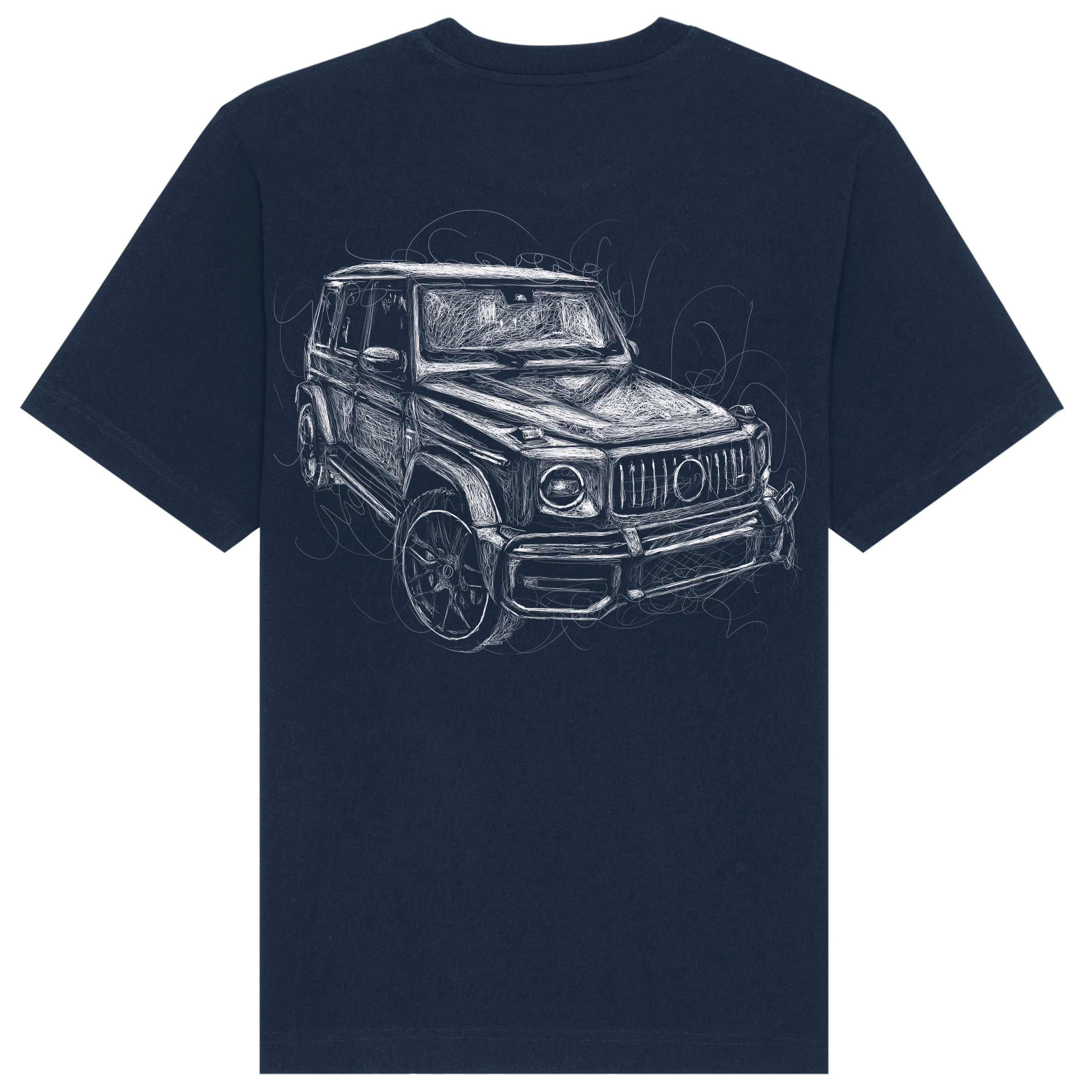 G-Wagon Relaxed Fit Tee White Print