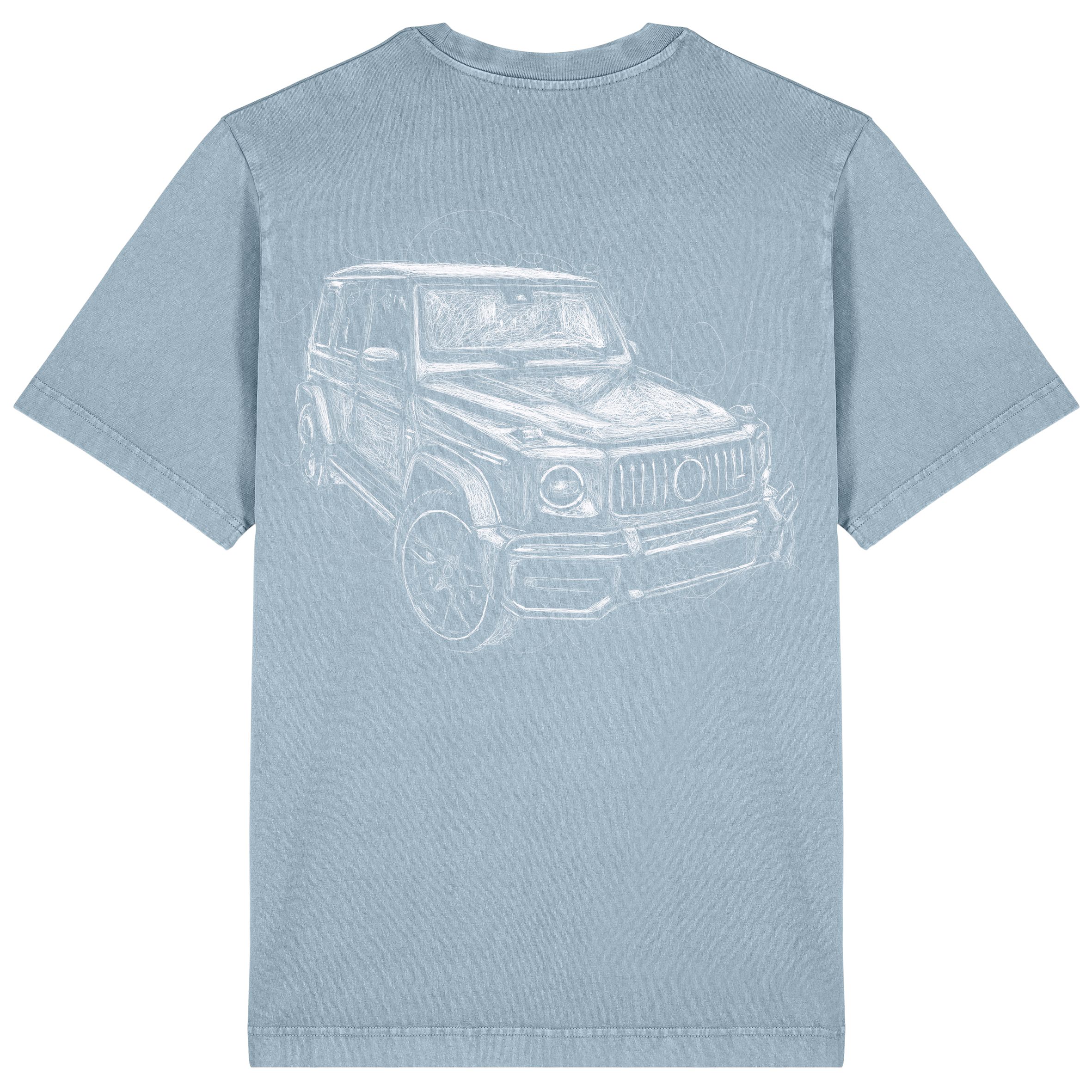 G-Wagon Relaxed Fit Tee White Print