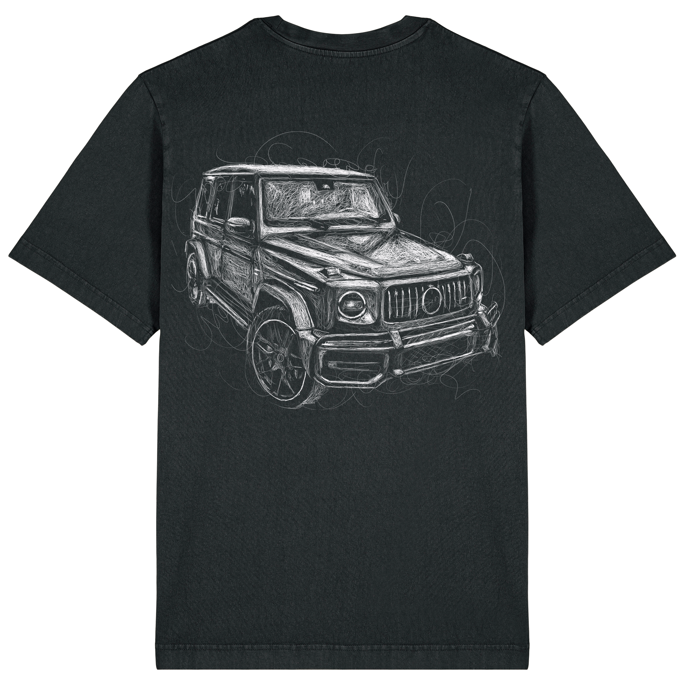 G-Wagon Relaxed Fit Tee White Print