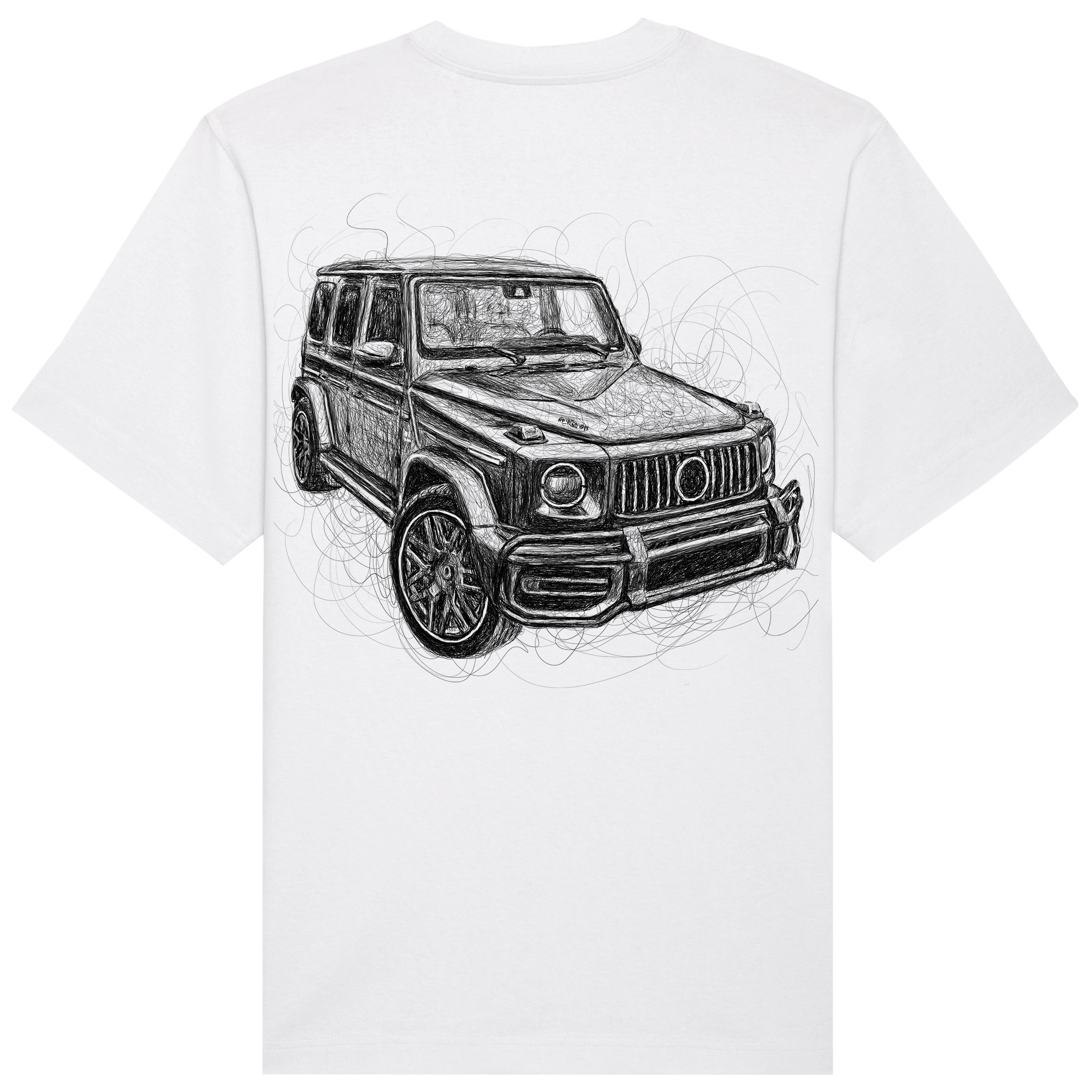 G-Wagon Relaxed Fit Tee Black Print