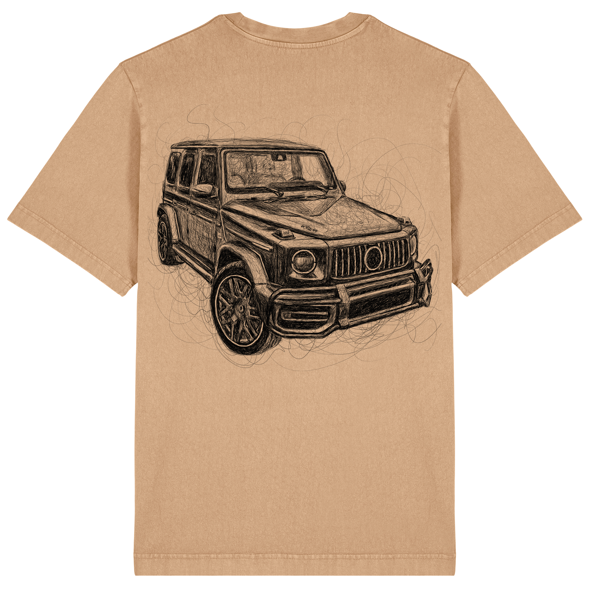 G-Wagon Relaxed Fit Tee Black Print