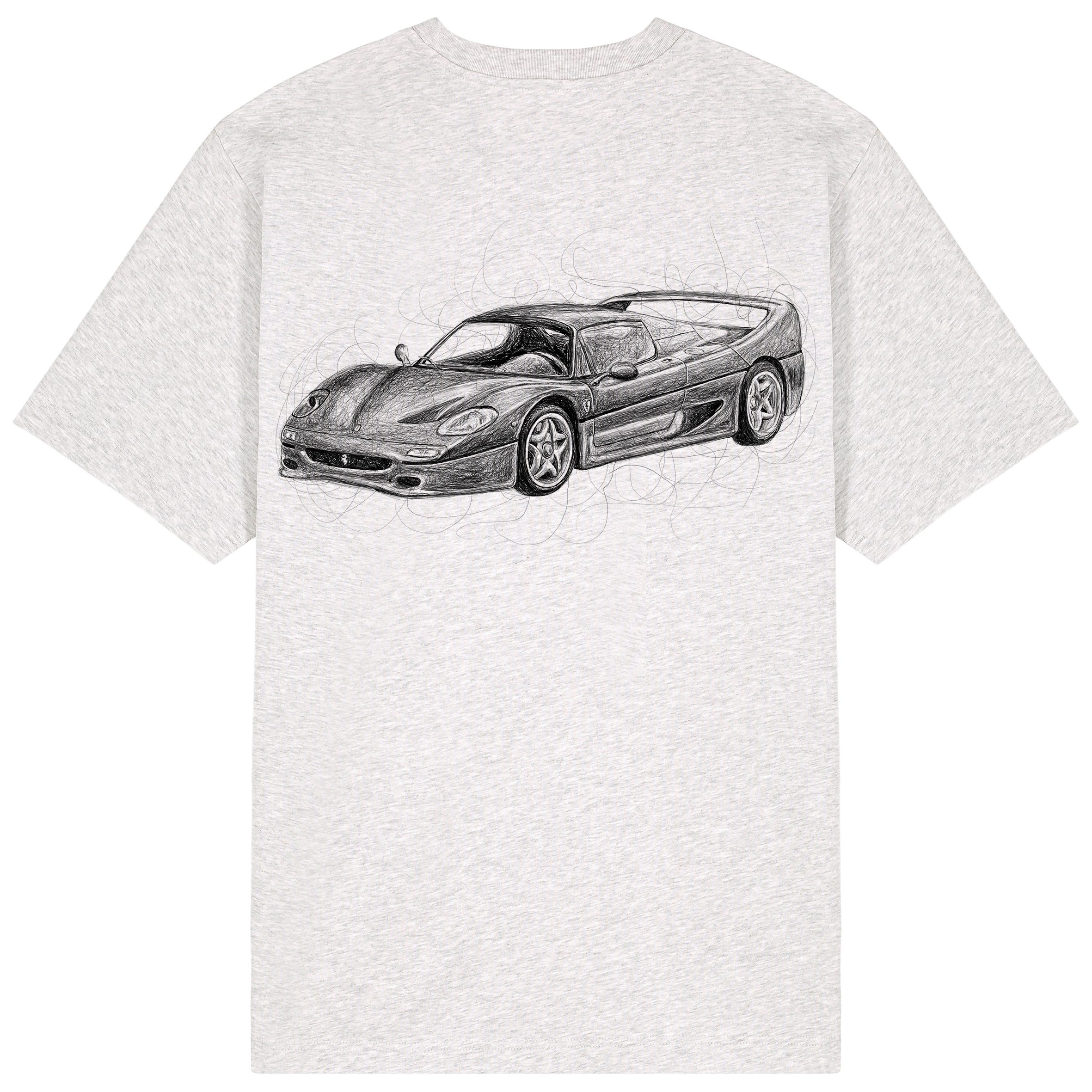 Ferrari Relaxed Fit Tee Black Print
