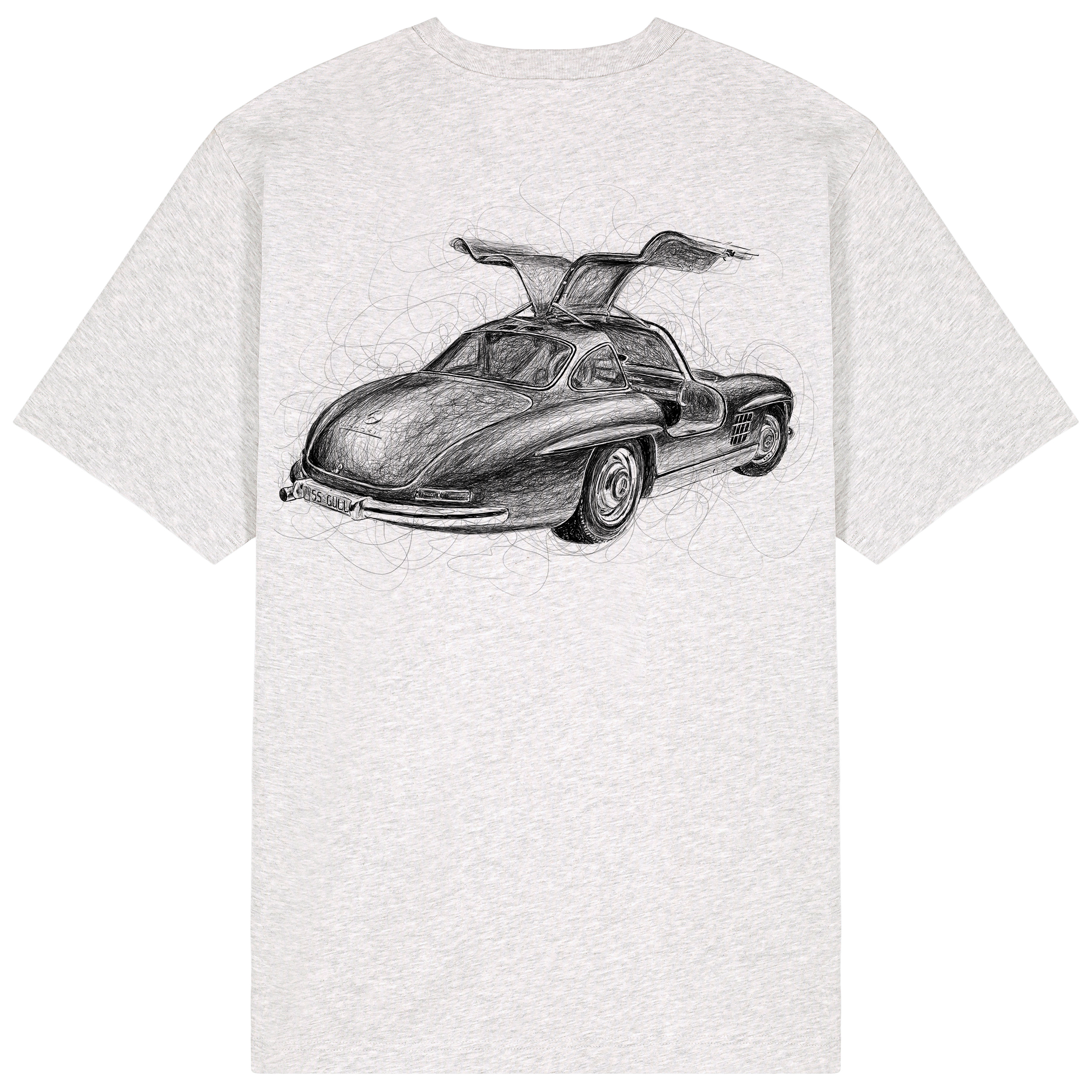 Merc Relaxed Fit Tee Black Print