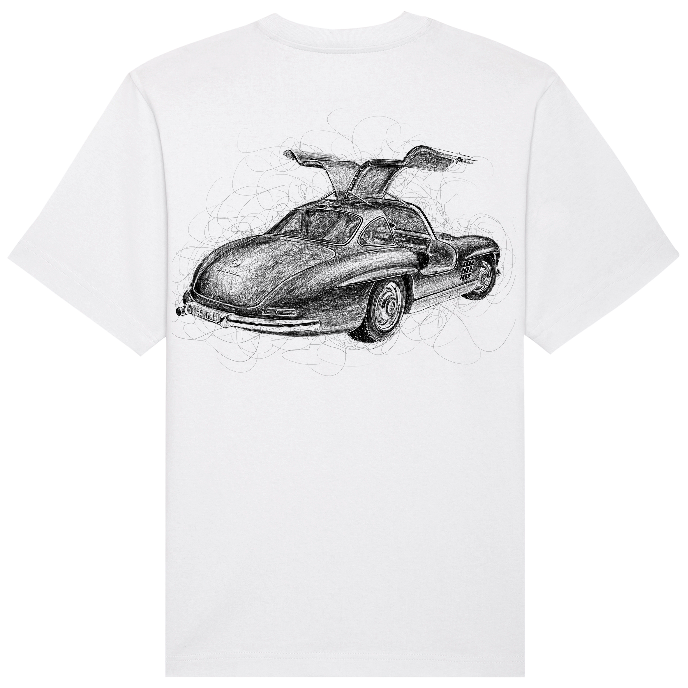 Merc Relaxed Fit Tee Black Print