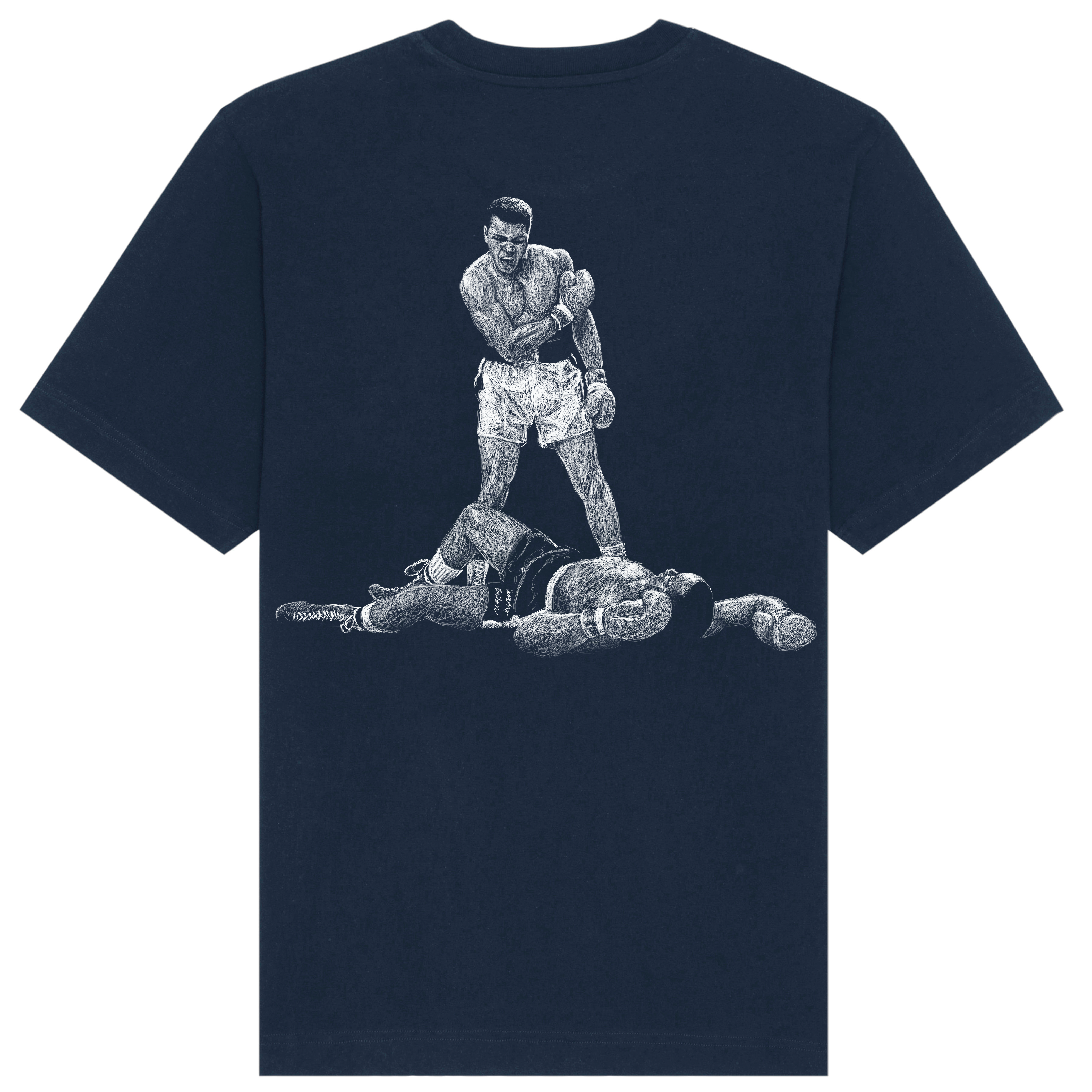 Ali Relaxed Fit Tee White Print
