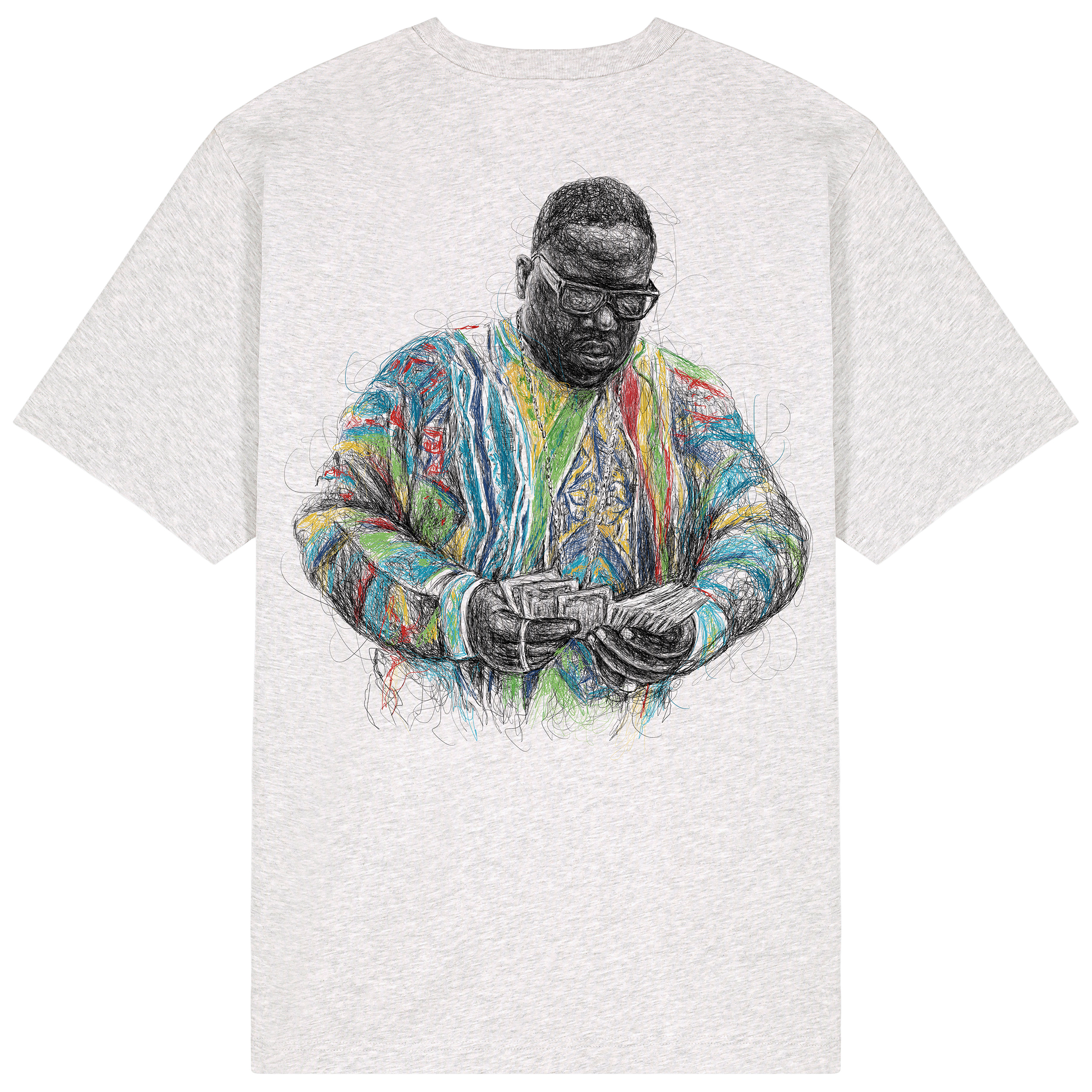 Biggie Relaxed Fit Tee Black Print