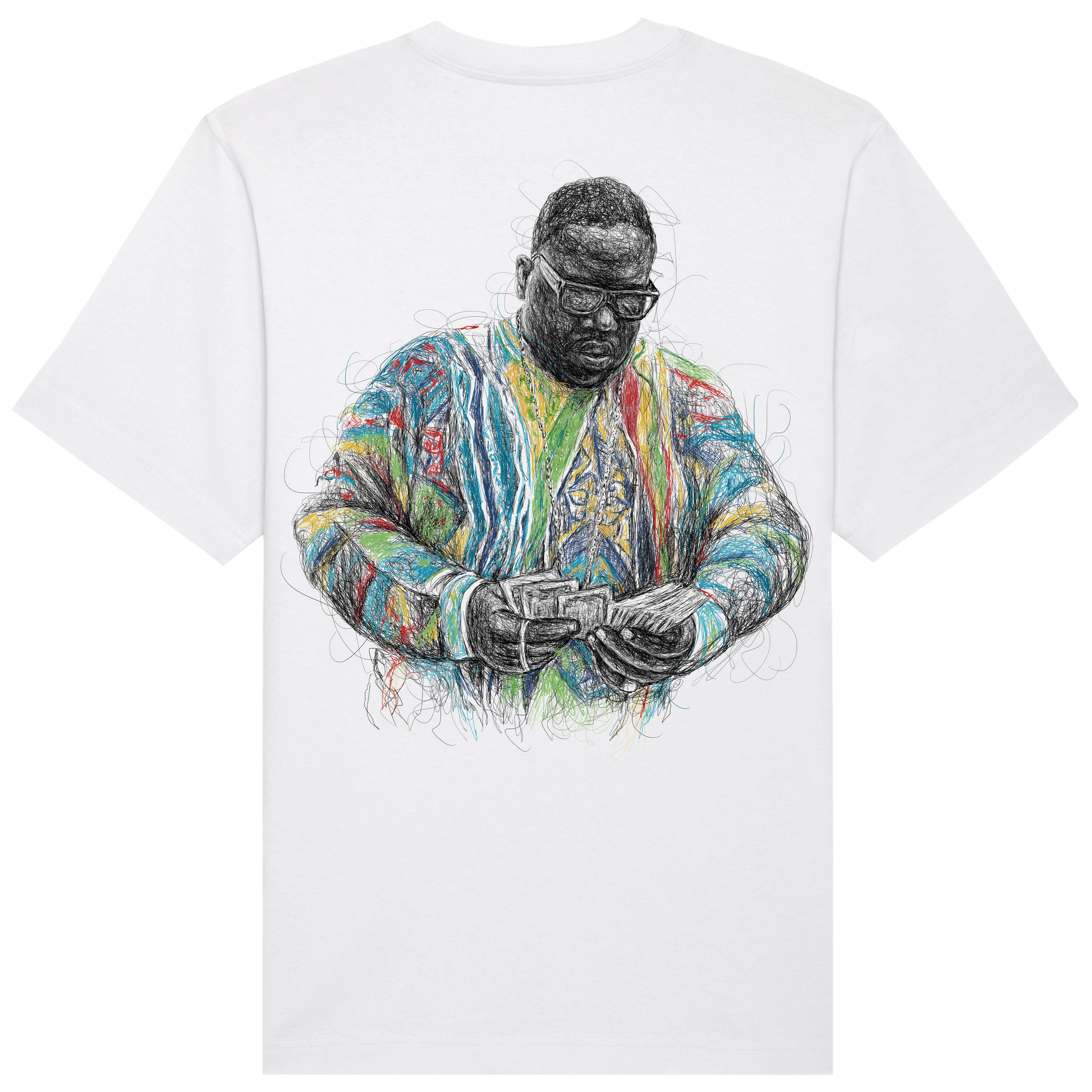 Biggie Relaxed Fit Tee Black Print