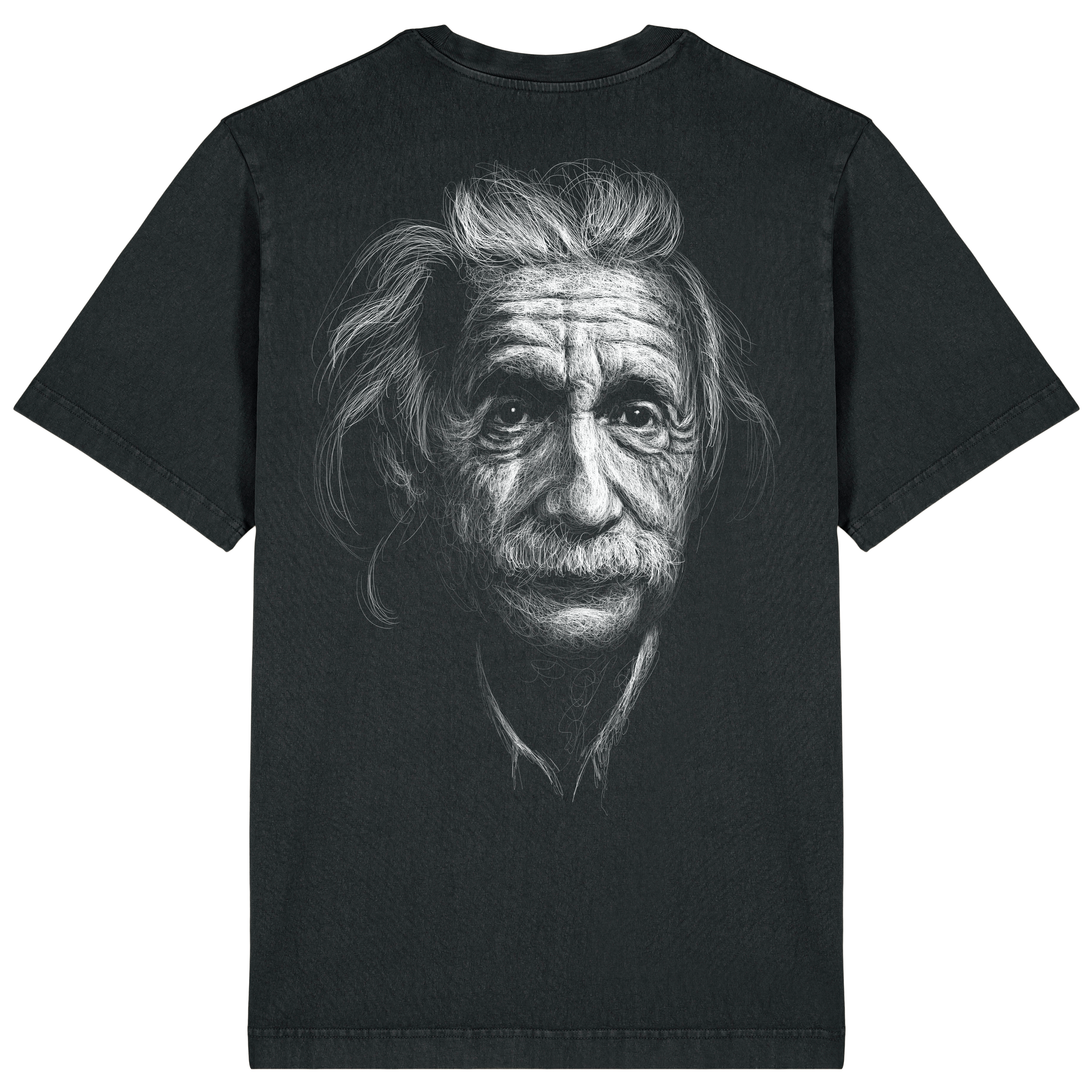 Albert Relaxed Fit Tee White Print