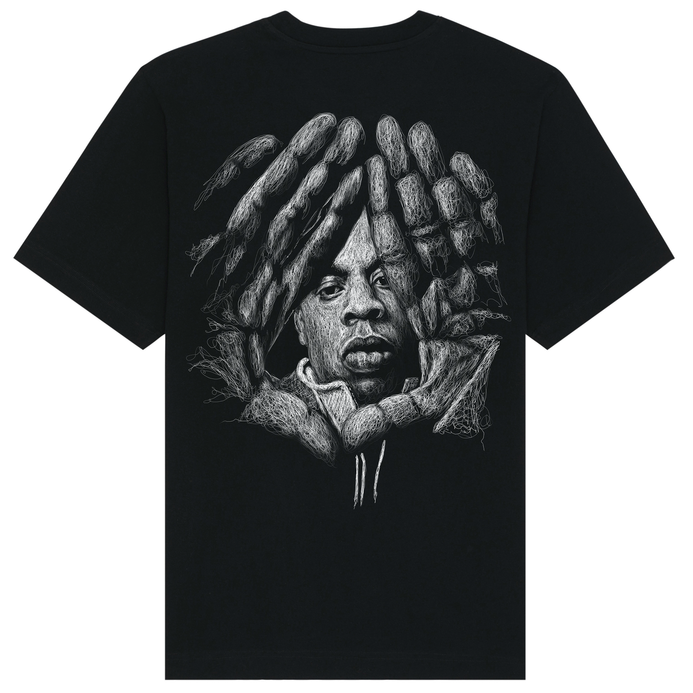 Jay-Z Relaxed Fit Tee White Print
