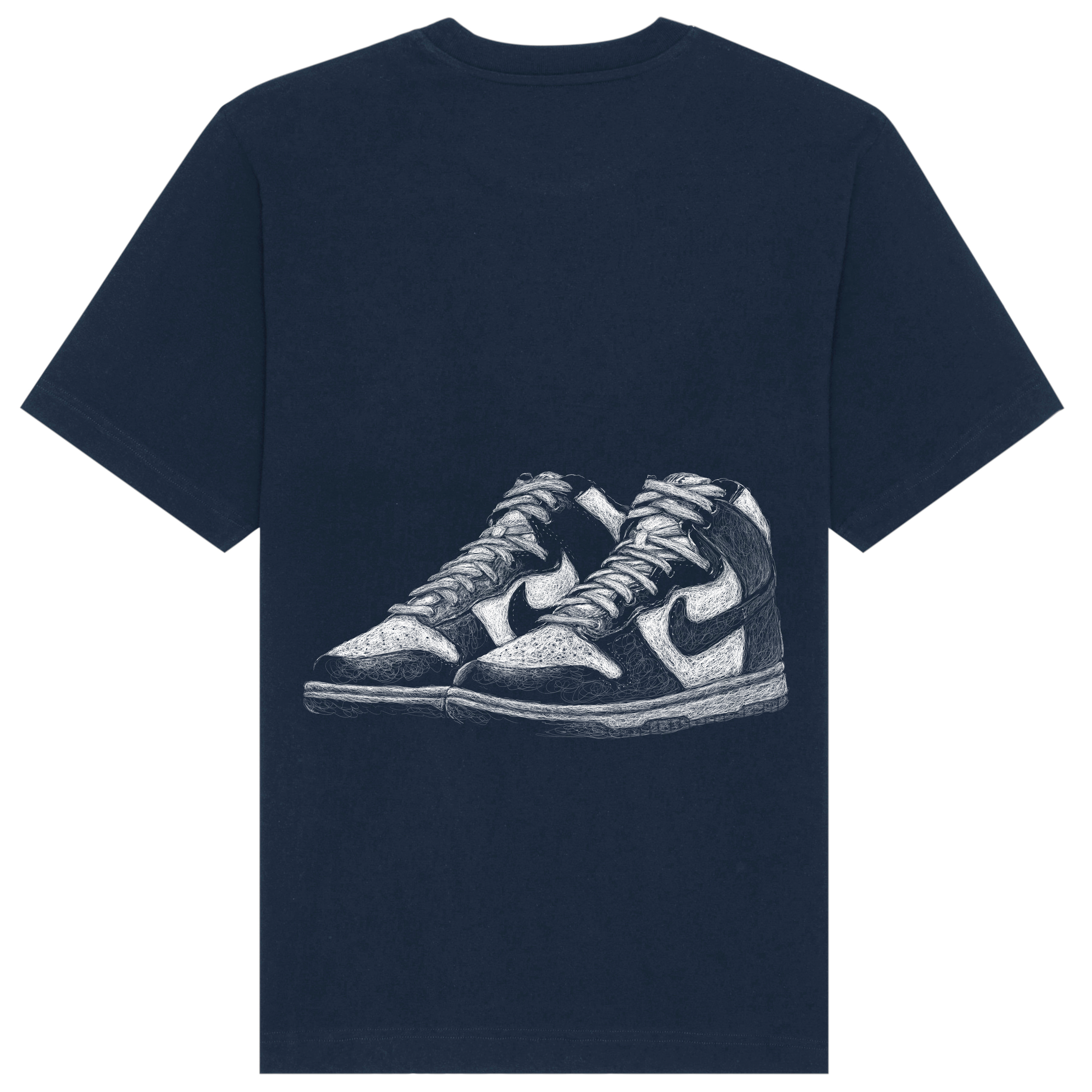 AF1 Relaxed Fit Tee White Print