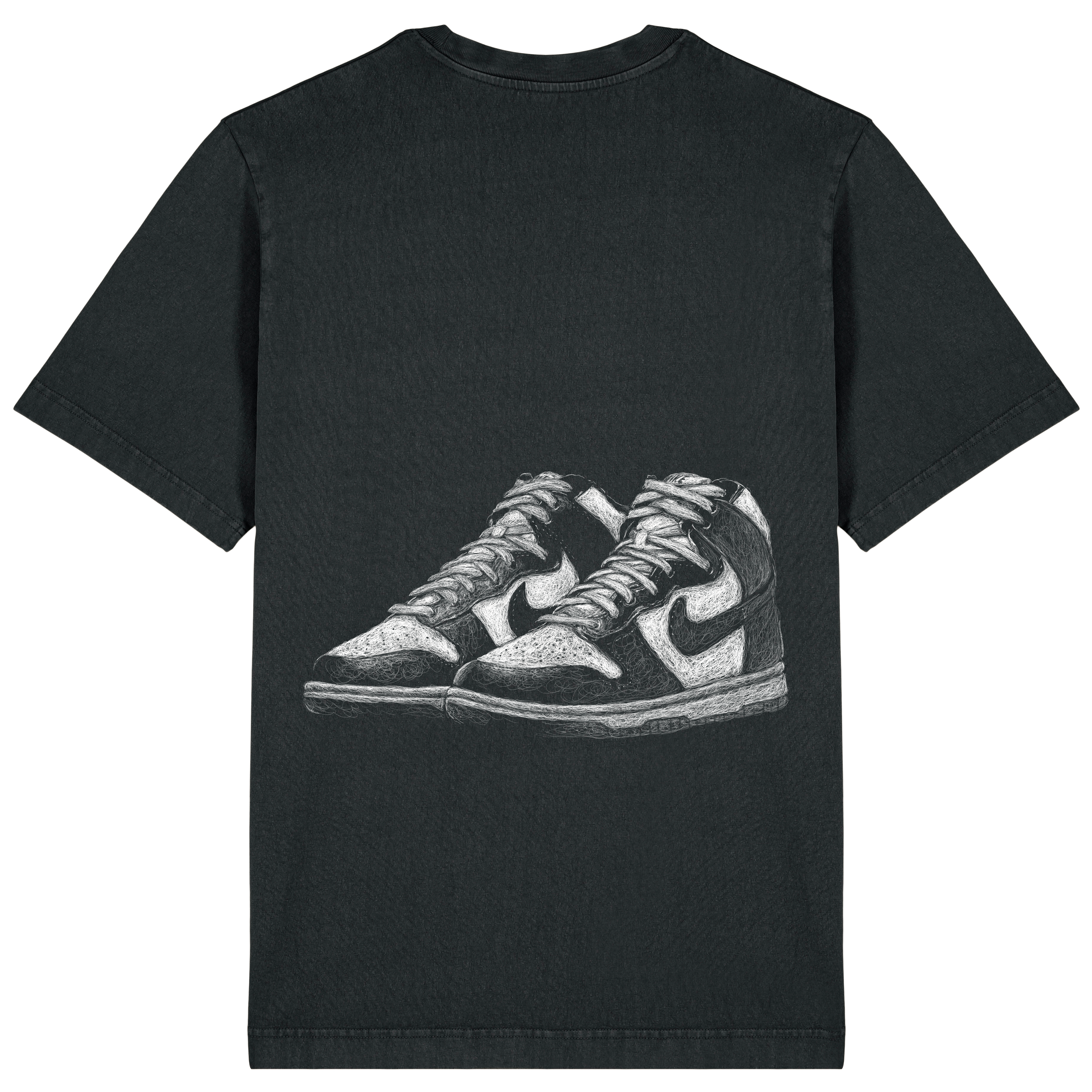 AF1 Relaxed Fit Tee White Print