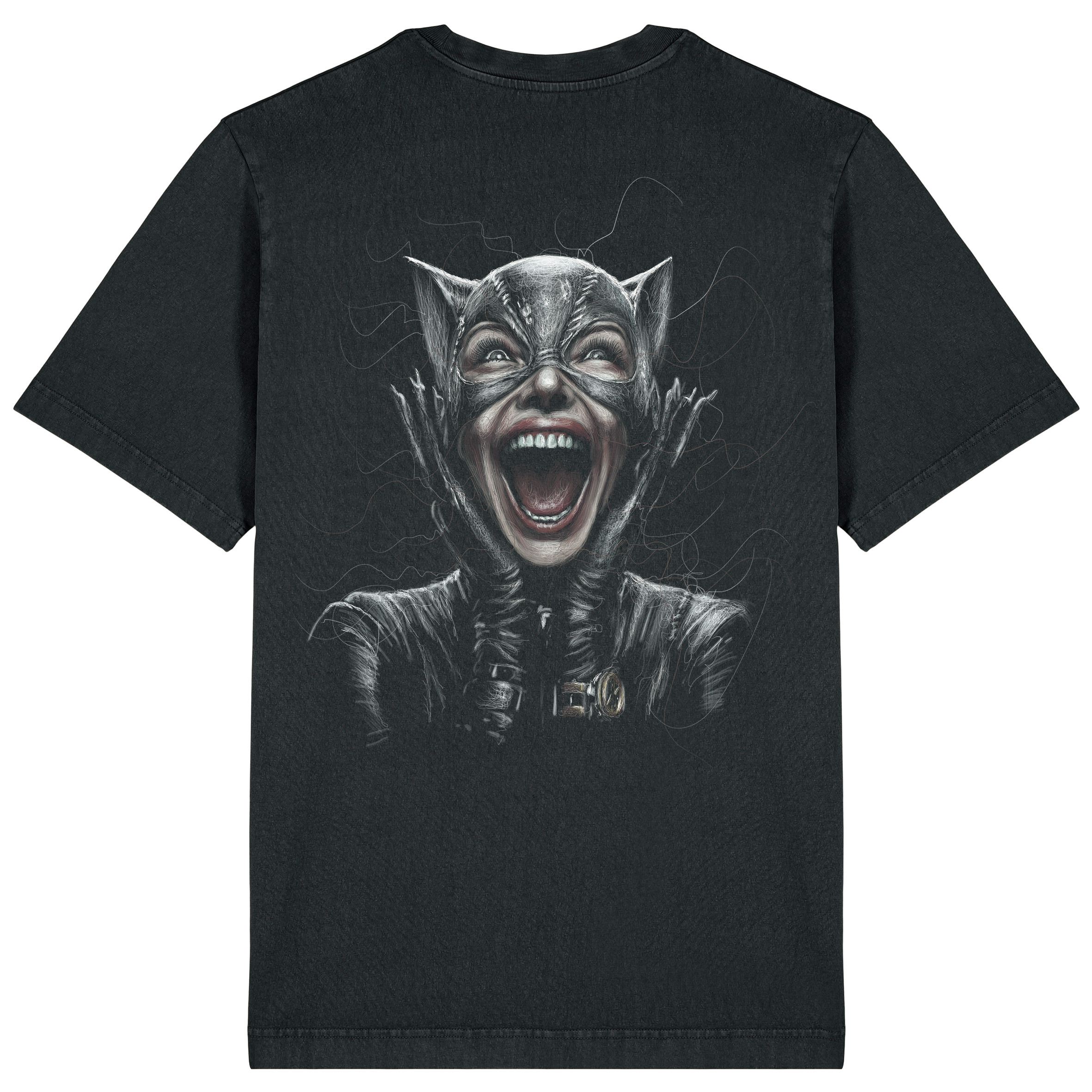Catwoman Relaxed Fit Tee | White Logo
