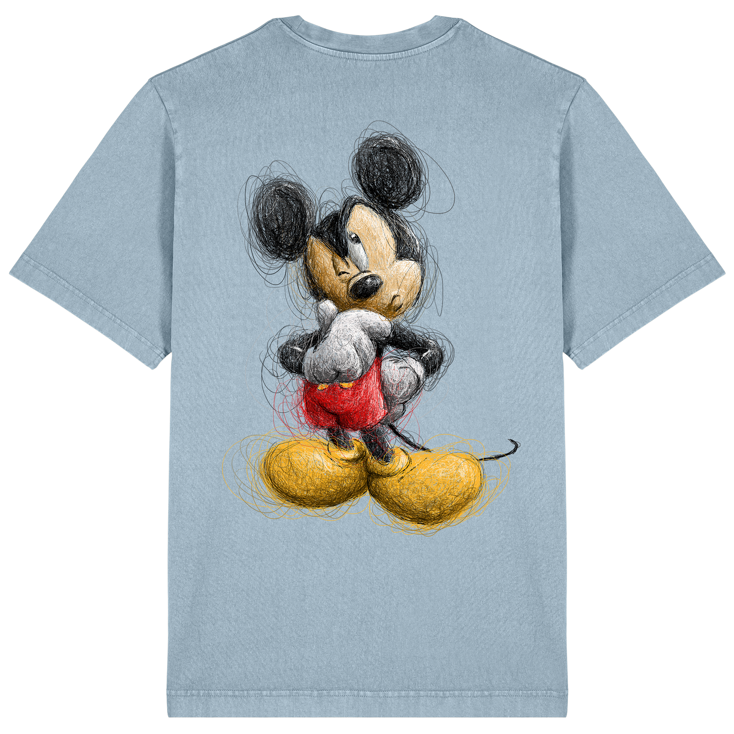 Mickey Relaxed Fit Tee | Black Logo