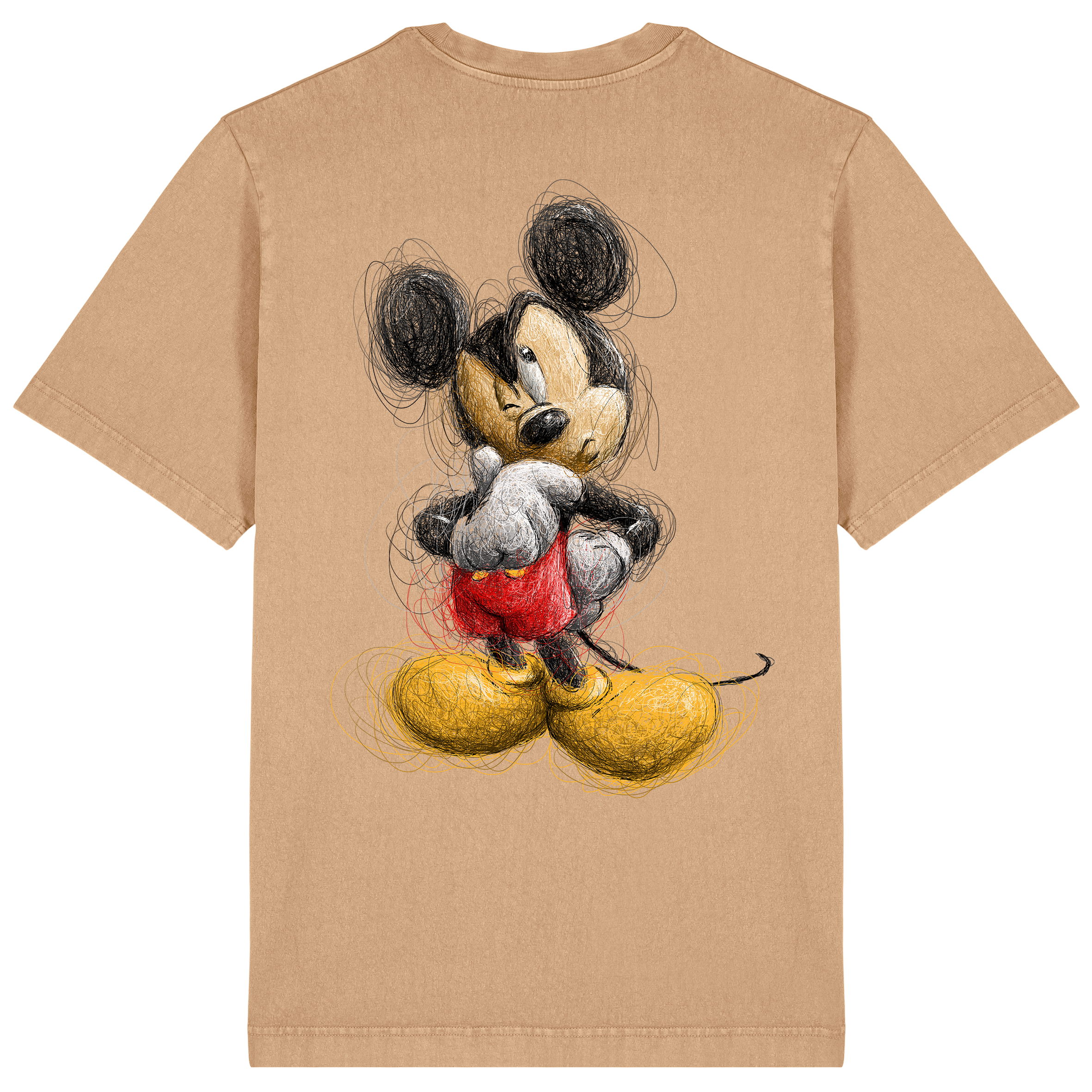 Mickey Relaxed Fit Tee | Black Logo