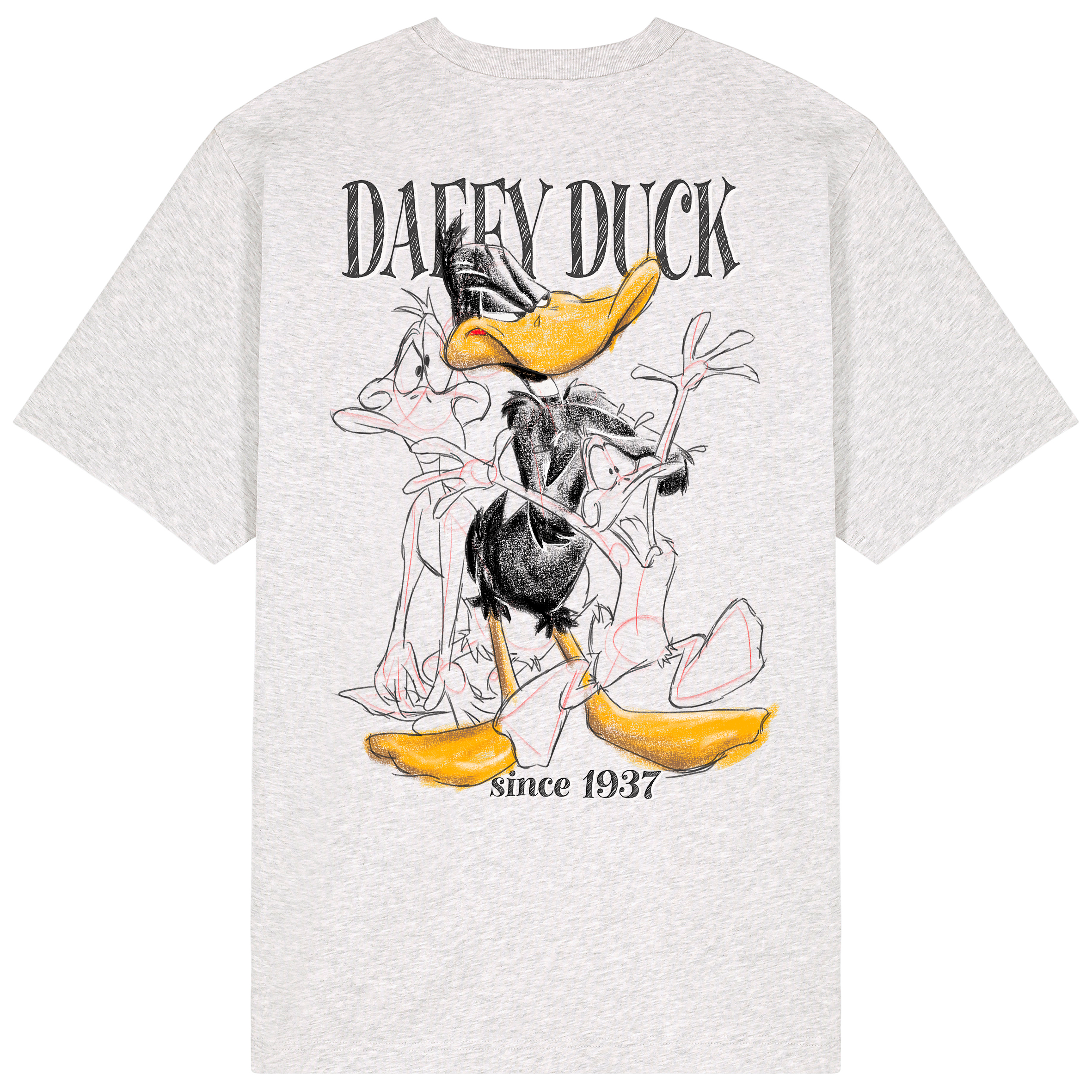 Daffy Art TXT Relaxed Fit Tee | Black Logo