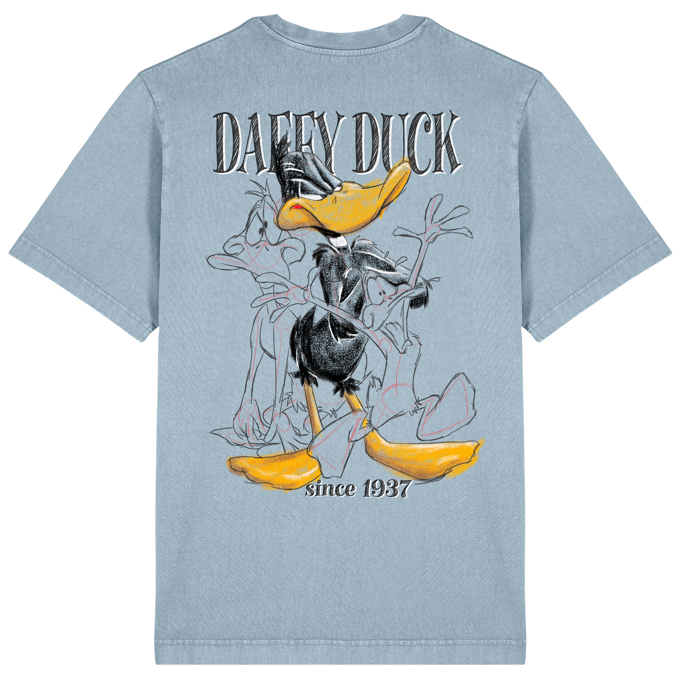 Daffy Art TXT Relaxed Fit Tee | Black Logo