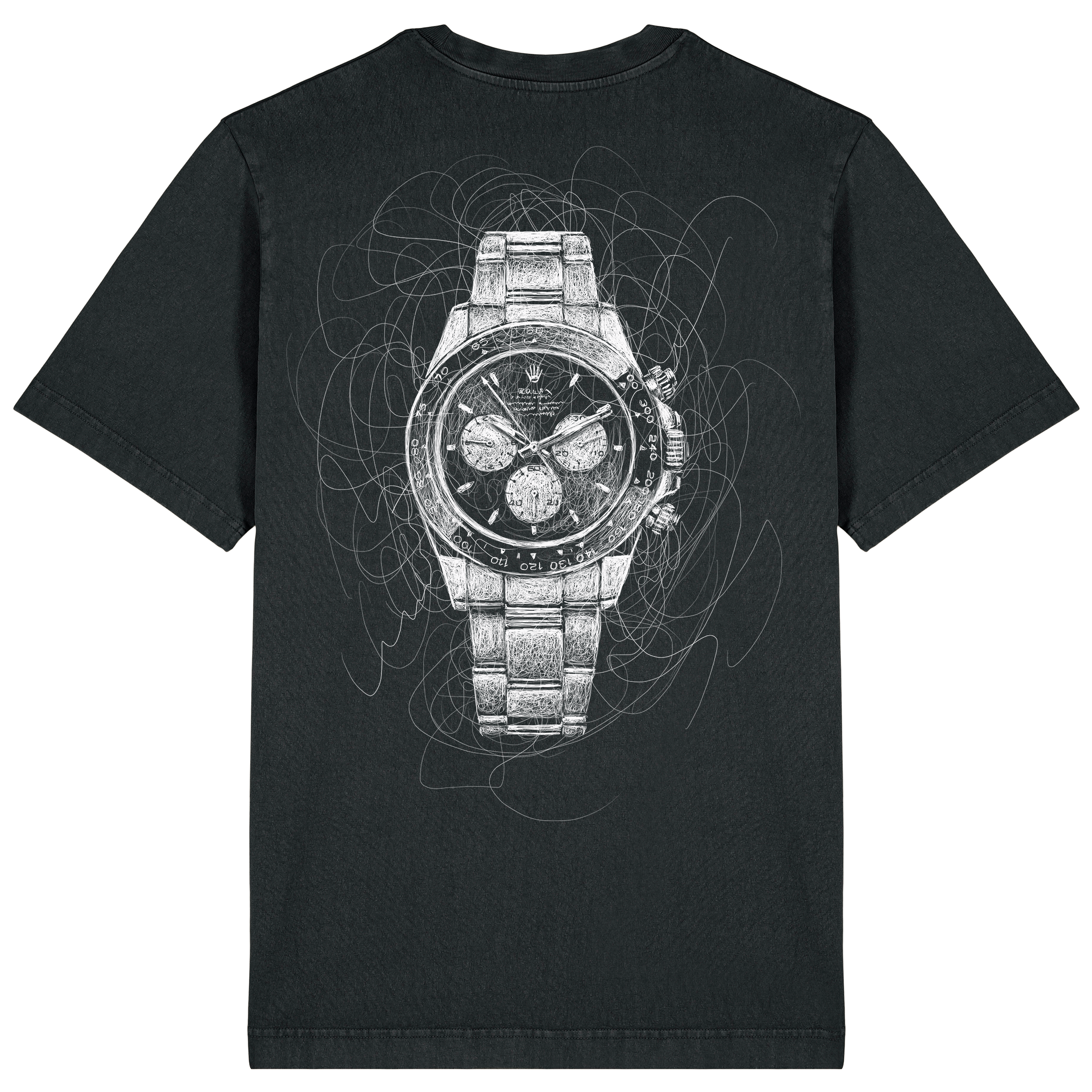 Rolex Relaxed Fit Tee White Print